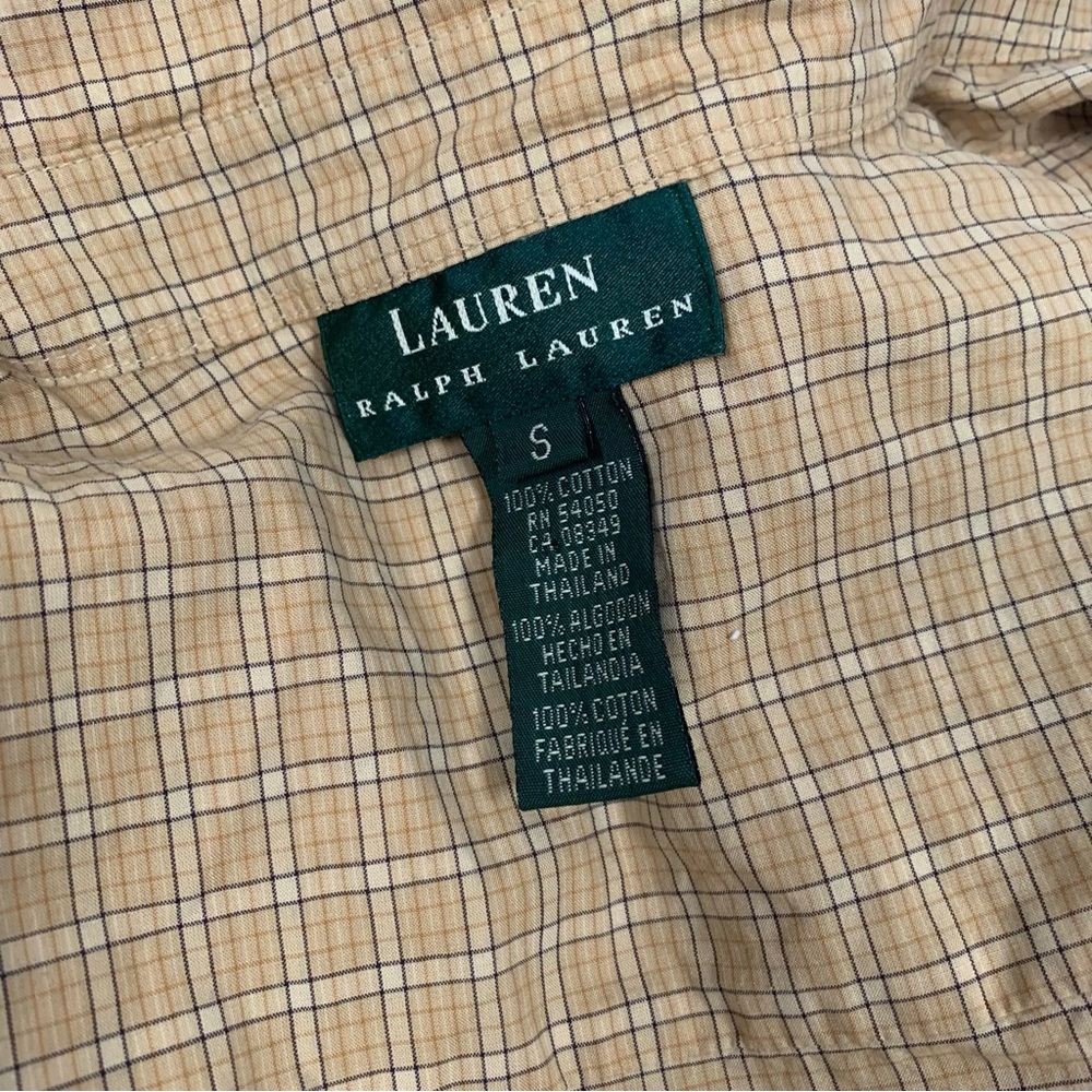 Ralph Lauren Neutral Button Down - Picture 5 of 5